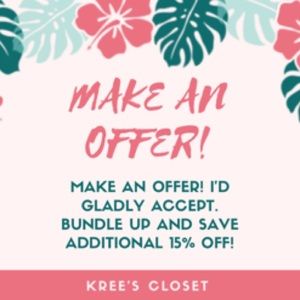 ‼️‼️ MAKE AN OFFER ‼️‼️